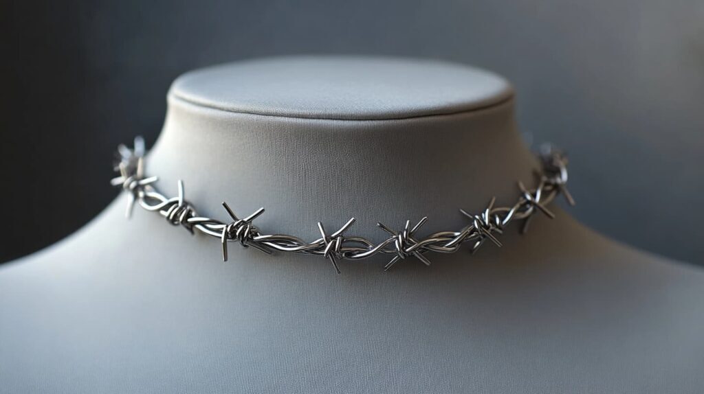 Barbed wire jewelry: The edge that redefined modern accessories